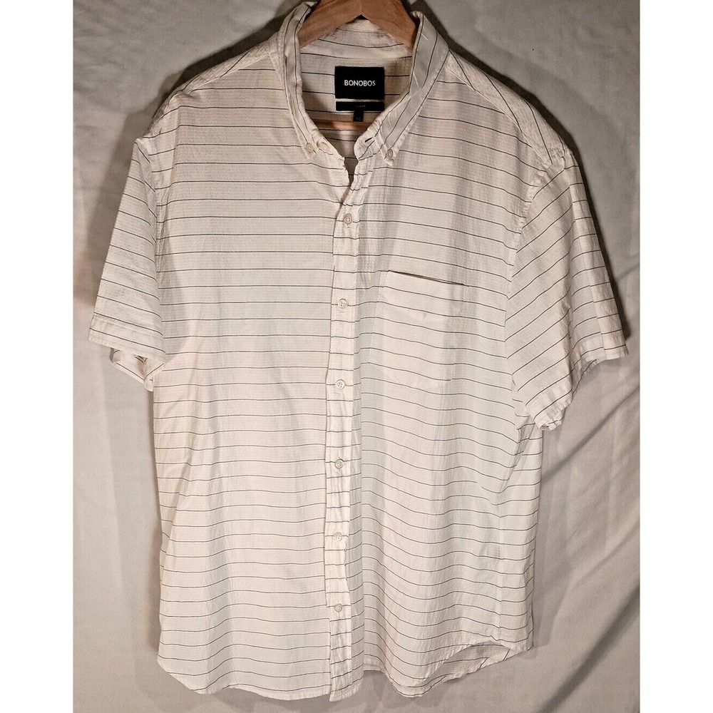 Bonobos Slim Fit Short Sleeve Shirt XXL